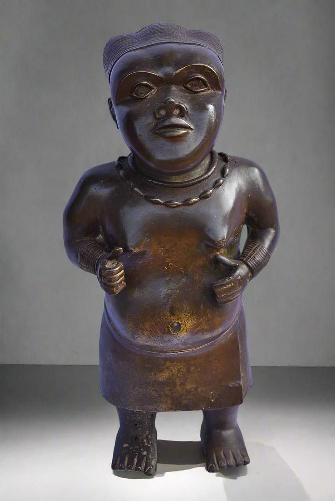 Sculptures, statuettes et miniatures - Nain De Cour De L'oba Ife, Nigeria - QUINTESSENCE AFRICAINE