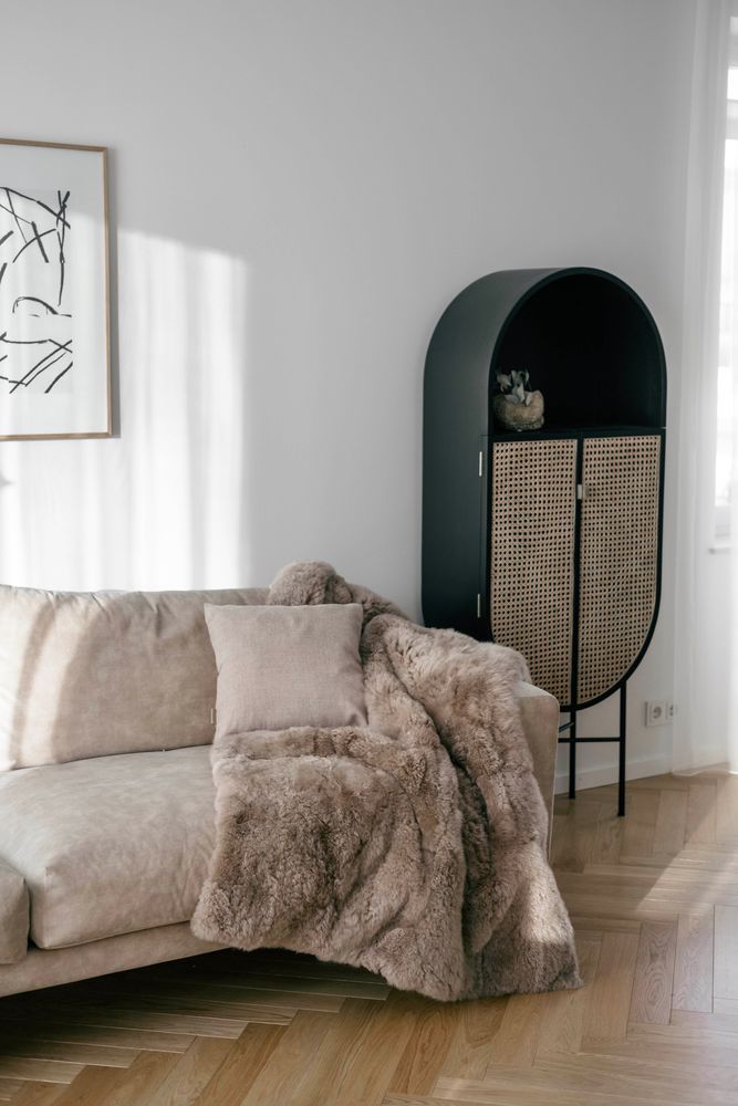 Throw blankets - Alpaca Fur Lux Throw (Yaku collection) - ALPAKA
