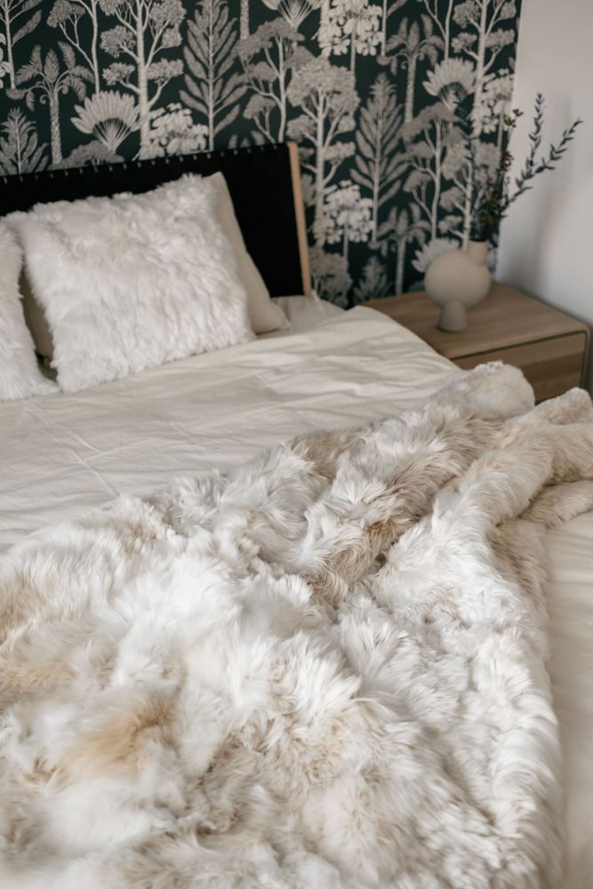 Throw blankets - Alpaca Fur Lux Throw (Yaku collection) - ALPAKA