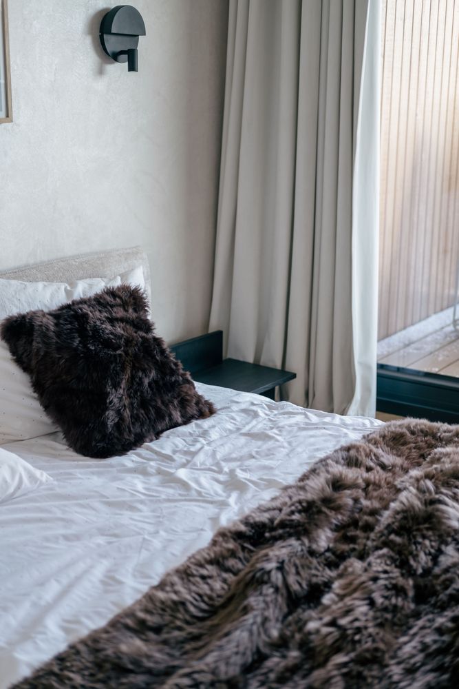 Throw blankets - Alpaca Fur Lux Throw (Yaku collection) - ALPAKA