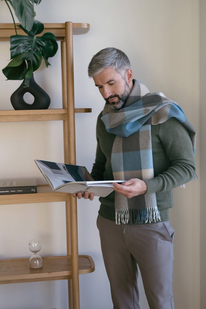 Scarves - Alpaca throw blankets & scarves - ALPAKA