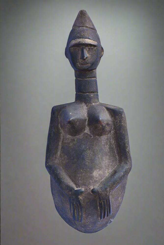 Sculptures, statuettes and miniatures - Wooden belly mask - QUINTESSENCE AFRICAINE