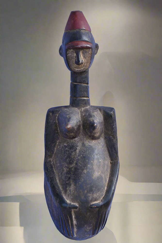 Sculptures, statuettes et miniatures - Masque ventre en bois - QUINTESSENCE AFRICAINE