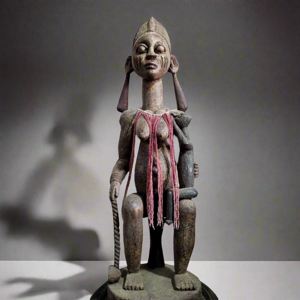 Sculptures, statuettes et miniatures - Statue Maternité Agere Yoruba, Nigeria - QUINTESSENCE AFRICAINE