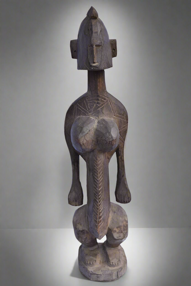 Sculptures, statuettes and miniatures - JONYELENI Bambara wooden statue, Mali - QUINTESSENCE AFRICAINE