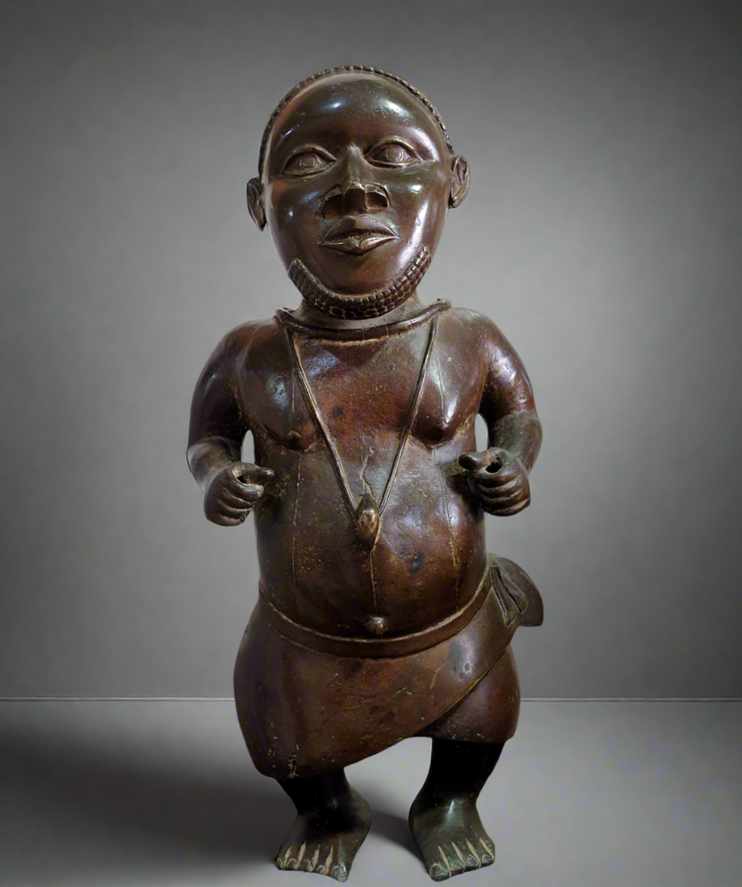 Sculptures, statuettes et miniatures - Nain De Cour De L'oba Ife, Nigeria - QUINTESSENCE AFRICAINE