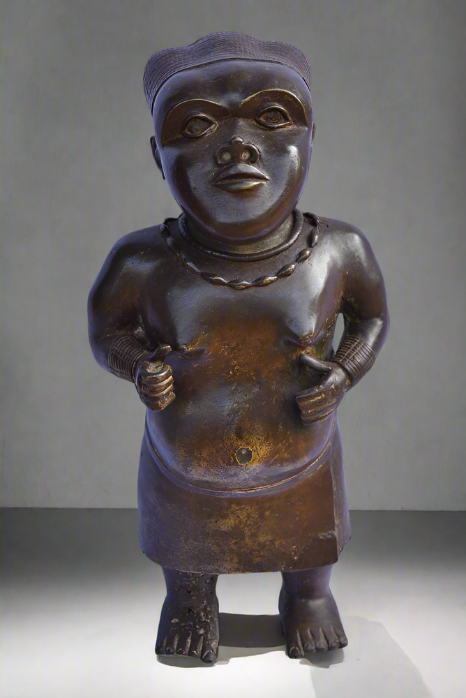 Sculptures, statuettes et miniatures - Nain De Cour De L'Oba Ife, Nigeria - QUINTESSENCE AFRICAINE
