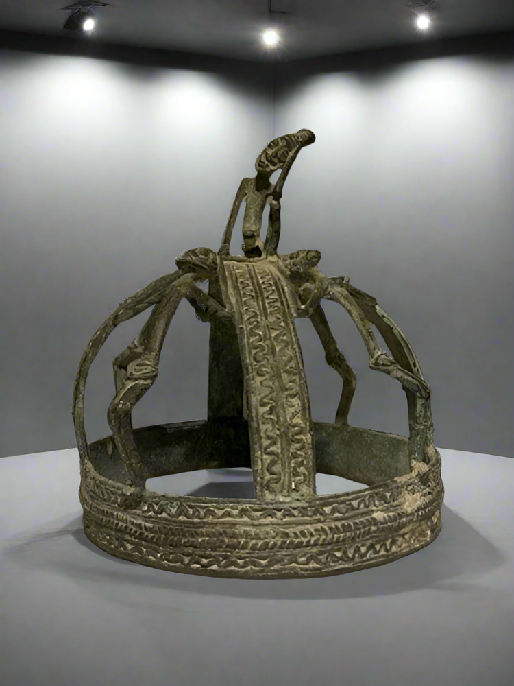 Sculptures, statuettes and miniatures - Crown of Hogon, Dogon people, Mali - QUINTESSENCE AFRICAINE