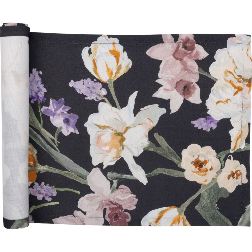 Rugs - Helmililja Runner Dark Grey 43x160 cm - PENTIK
