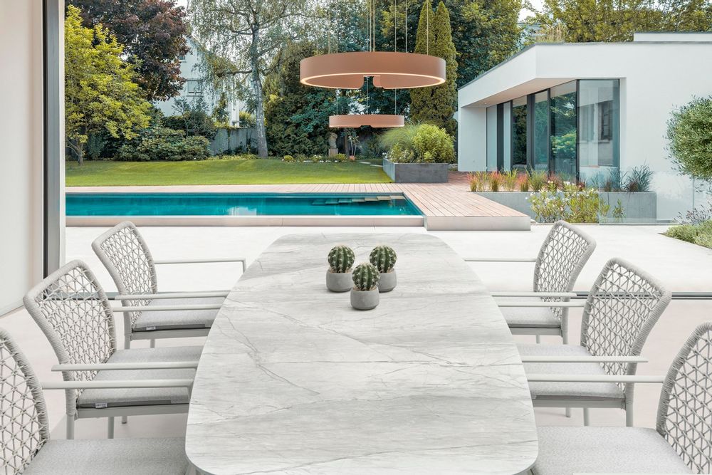 Lawn tables - CLUB rectangular garden table - COUTURE JARDIN