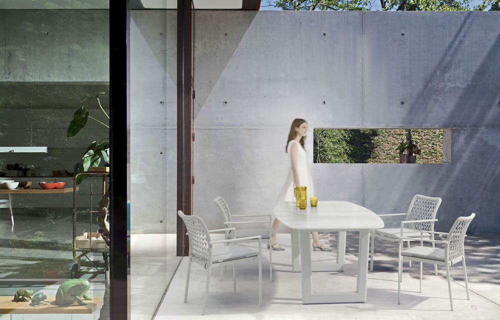Lawn tables - CLUB rectangular garden table - COUTURE JARDIN