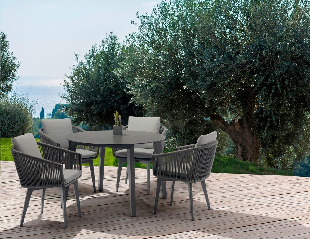 Tables de jardin - Table de jardin ronde DIVA - COUTURE JARDIN