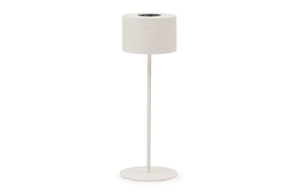 Outdoor decorative accessories - HILO round solar lamp on stand (H. 131 cm) - COUTURE JARDIN