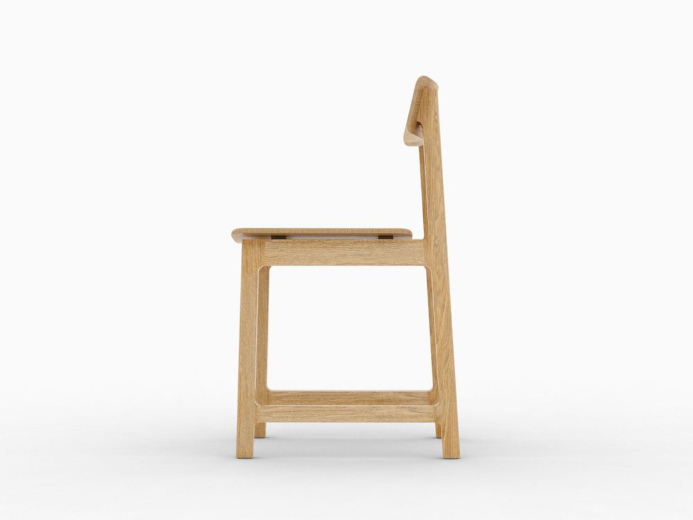 Kitchens furniture - The modern minimalist FRAME chair in ash wood - MOR