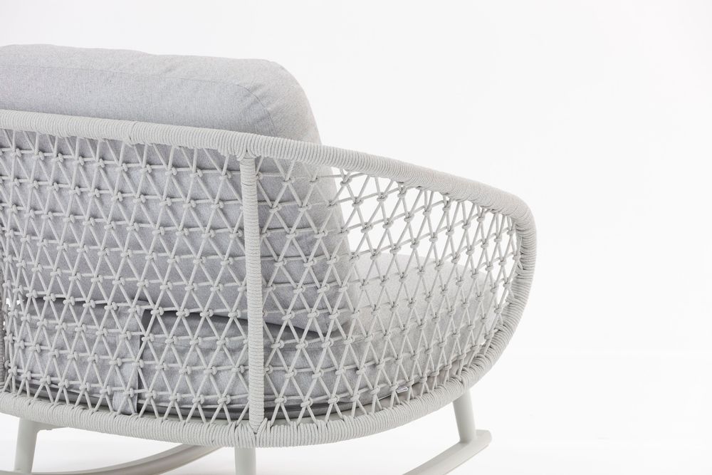 Lawn armchairs - CUDDLE rocking chair - COUTURE JARDIN