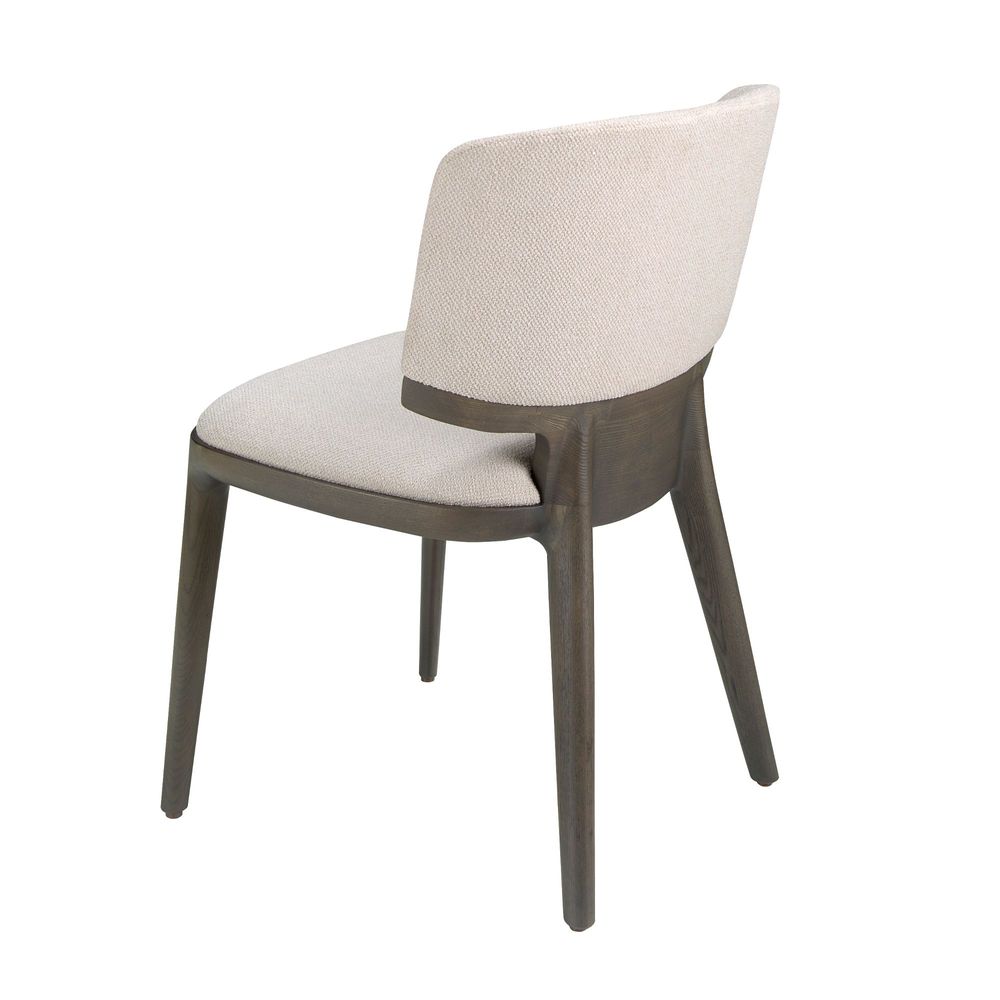 Chairs - Light grey fabric chair - ANGEL CERDÁ