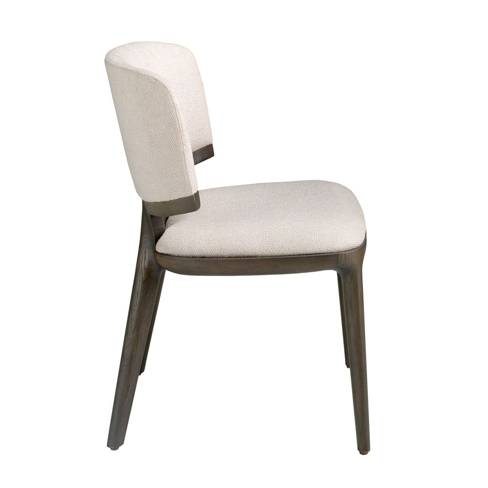 Chairs - Light grey fabric chair - ANGEL CERDÁ
