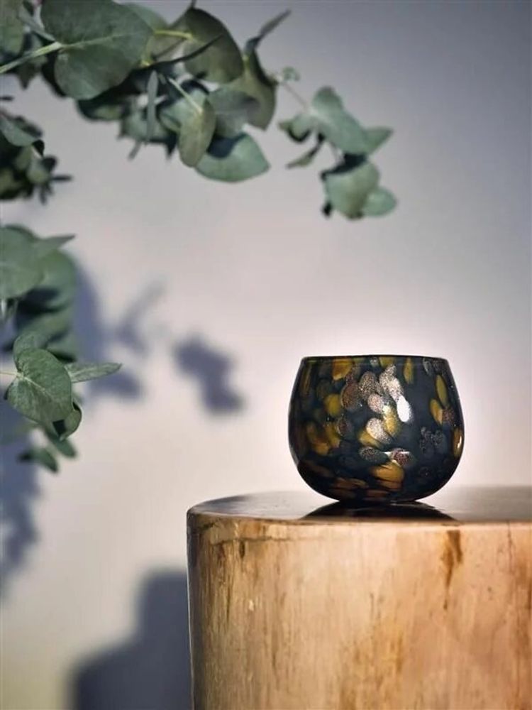 Decorative objects - Glass candle holder SNOWFLAKES - CFOC