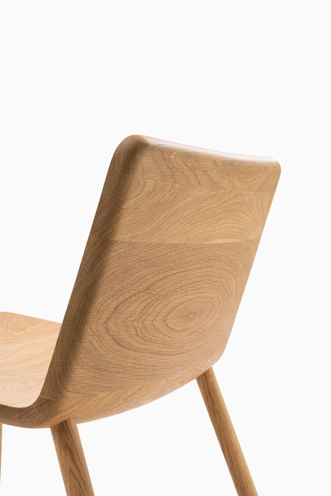 Assises pour bureau - Chaise longue moderne minimaliste en alliage de chêne naturel - MOR