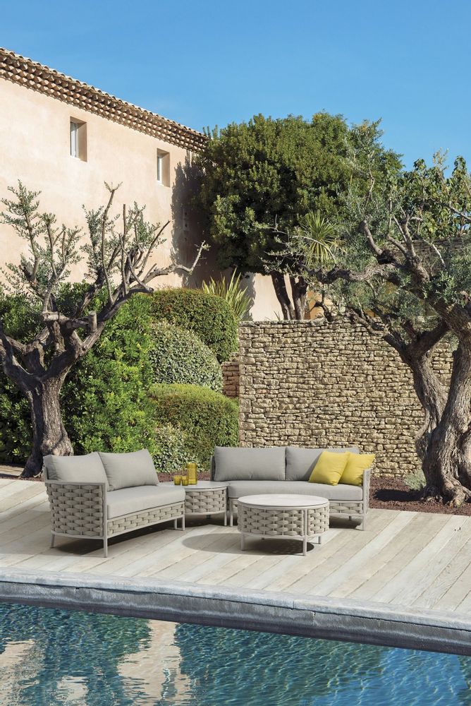 Lawn sofas - Loop sofa (right angle) - COUTURE JARDIN
