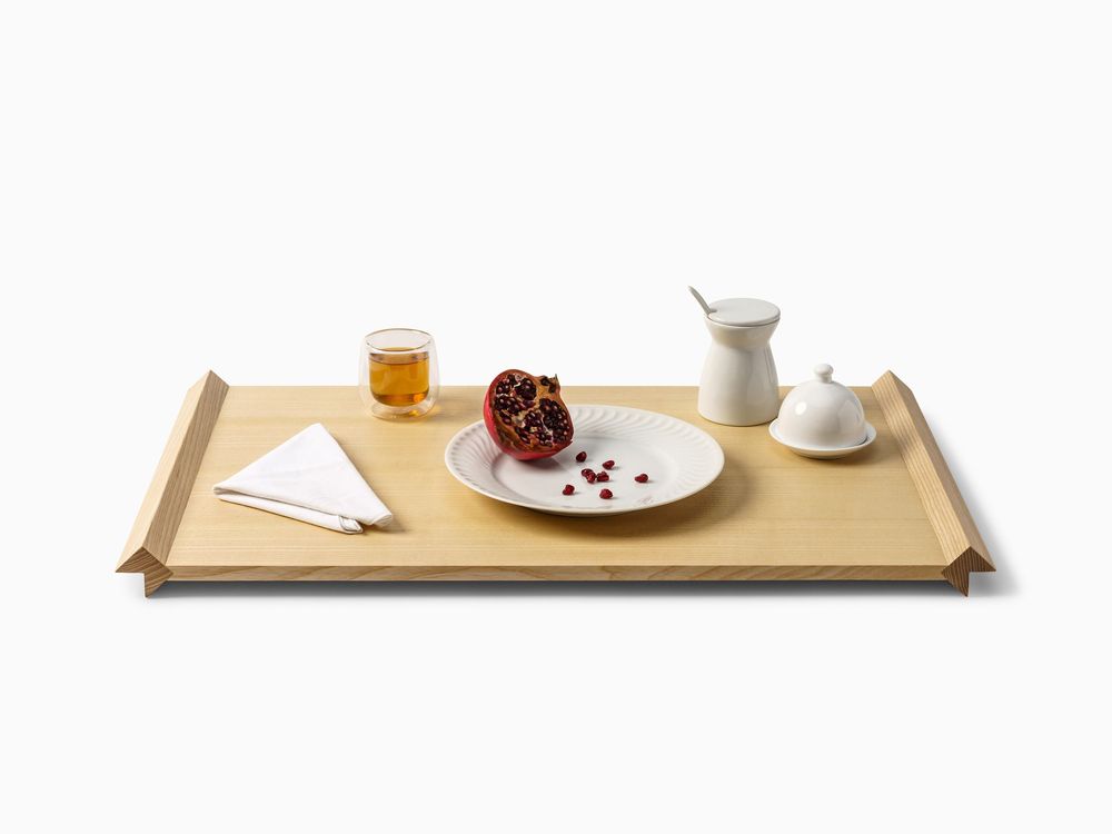Meubles de cuisines - TRAVE — Plateau minimaliste en bois de frêne - MOR