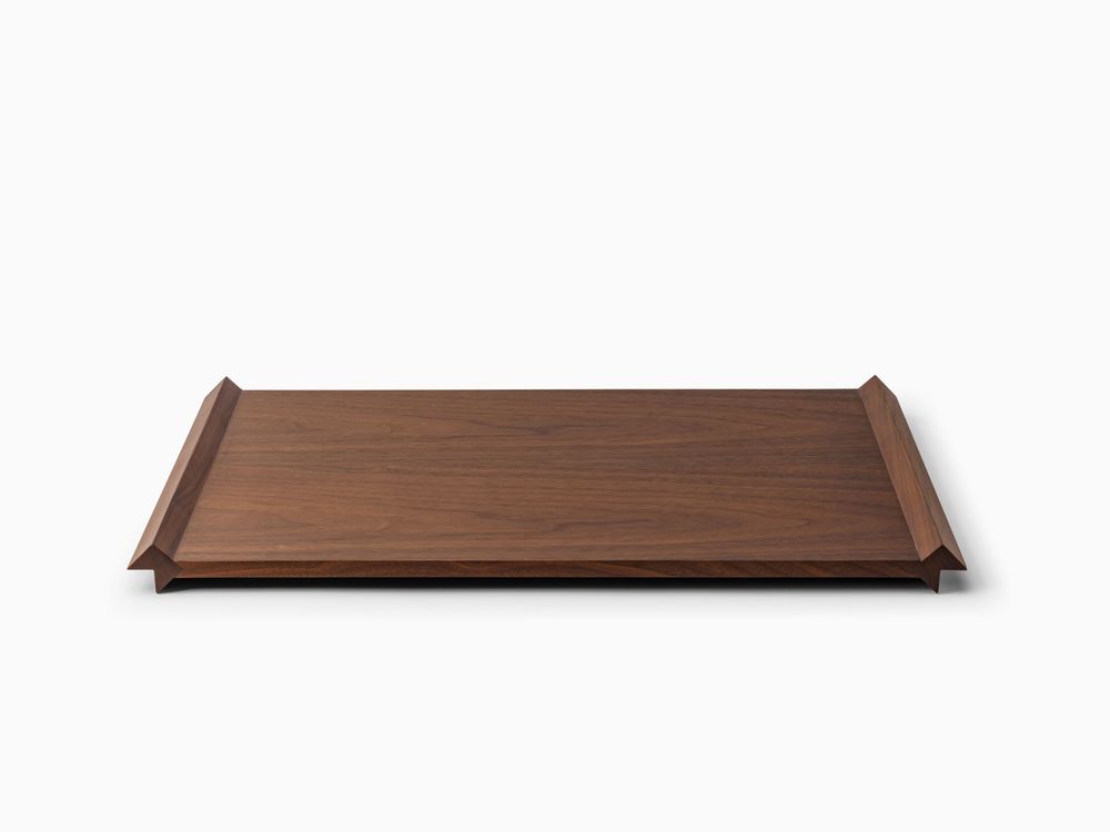 Design objects - Minimalist Walnut Wood Tray - MOR