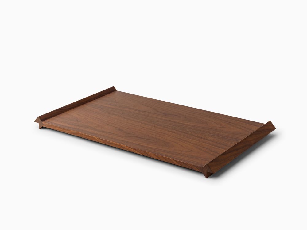 Design objects - Minimalist Walnut Wood Tray - MOR