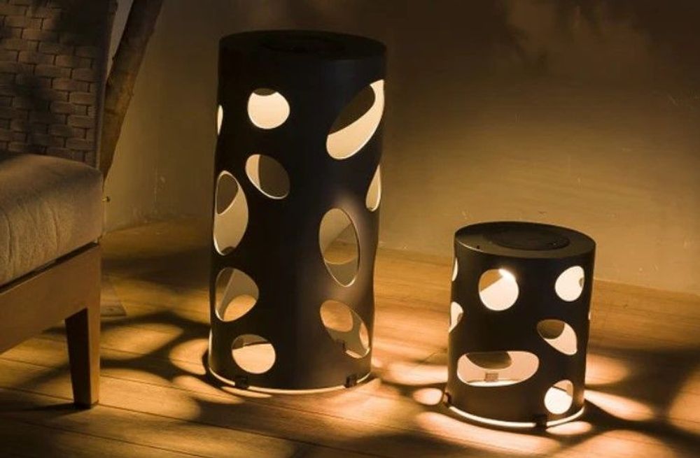 Accessoires de déco extérieure - Lampe solaire ronde (H. 30 cm) OVALIA - COUTURE JARDIN