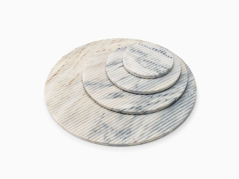 Design objects - Minimalist Marble Platters  - Set (4 Sizes) - MOR