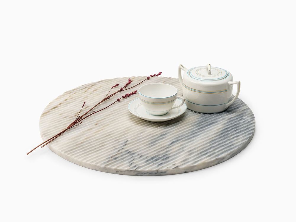 Objets design - Assiettes minimalistes en marbre - Set (4 tailles) - MOR