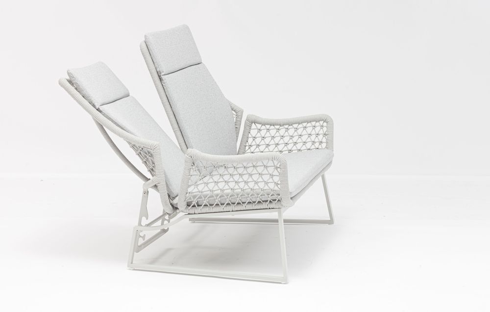 Lawn sofas - DREAM 2 seater reclining sofa - COUTURE JARDIN