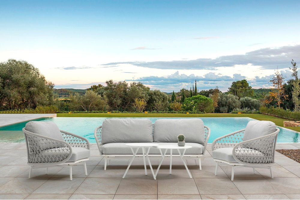 Lawn sofas - CUDDLE garden furniture - COUTURE JARDIN
