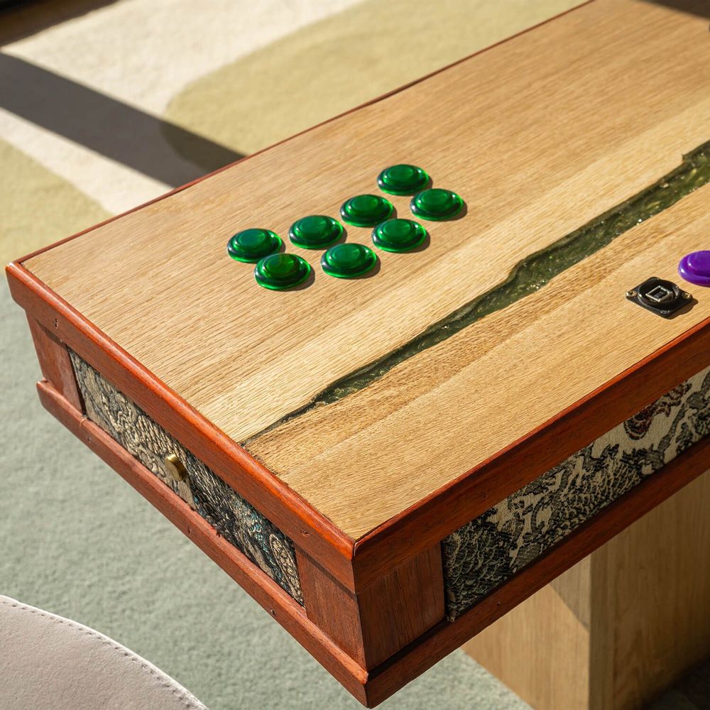 Coffee tables - Tobirama coffee table and joysticks - MAISON ROSHI - LUXURY ENTERTAINMENT CABINETS