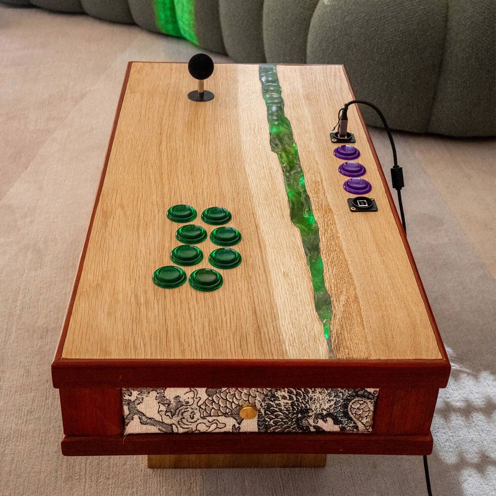 Coffee tables - Tobirama coffee table and joysticks - MAISON ROSHI - LUXURY ENTERTAINMENT CABINETS