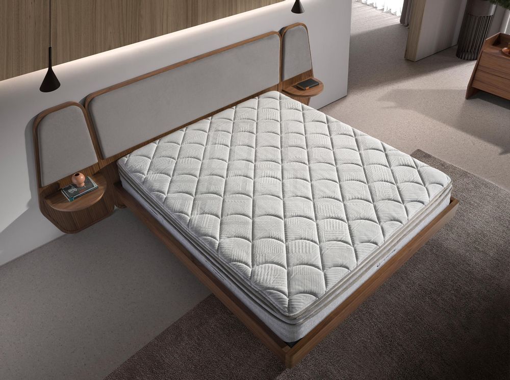 Literie pour hôtels - Matelas hybride à ressorts ensachés et viscoélastique 160 x 200 - ANGEL CERDÁ