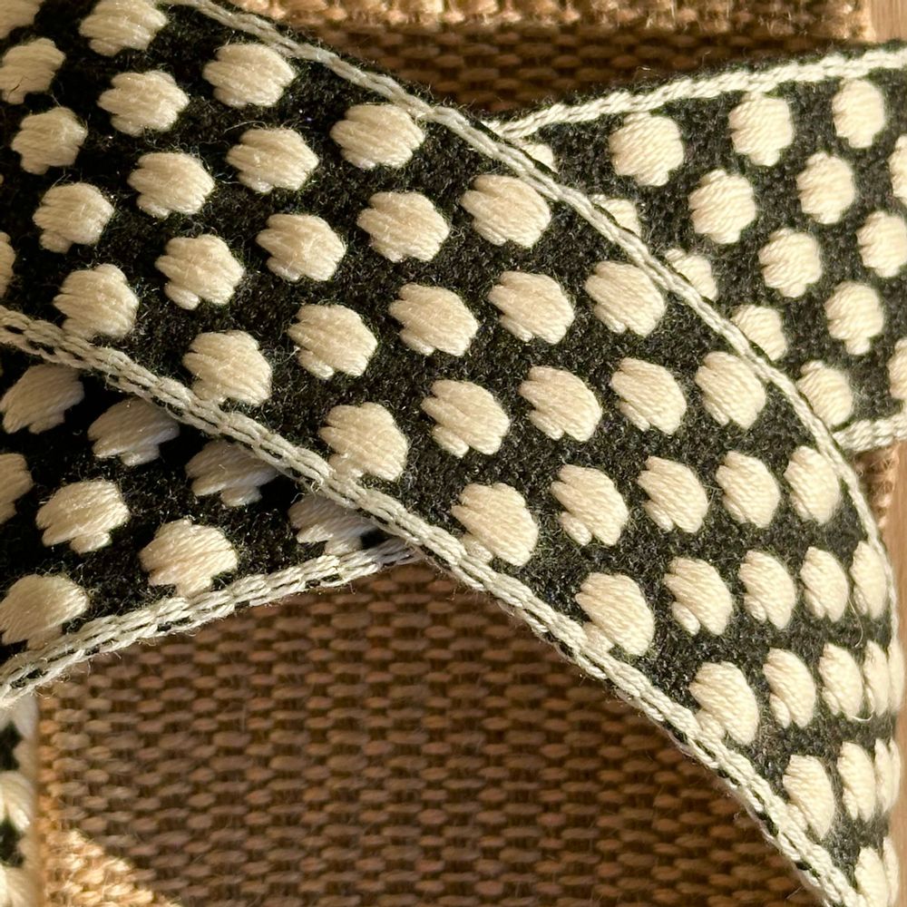 Homewear bien-être - Les Mauricettes de Firmine, à petits pois noirs et blancs - LES MAURICETTES