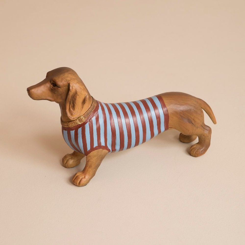 Sculptures, statuettes and miniatures - RESIN DACHSHUND - MAHE HOMEWARE