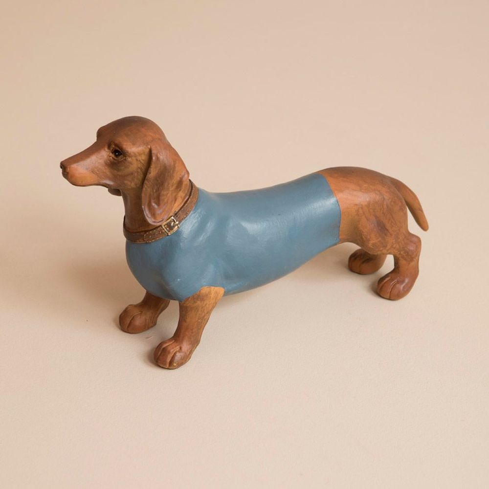 Sculptures, statuettes and miniatures - RESIN DACHSHUND - MAHE HOMEWARE