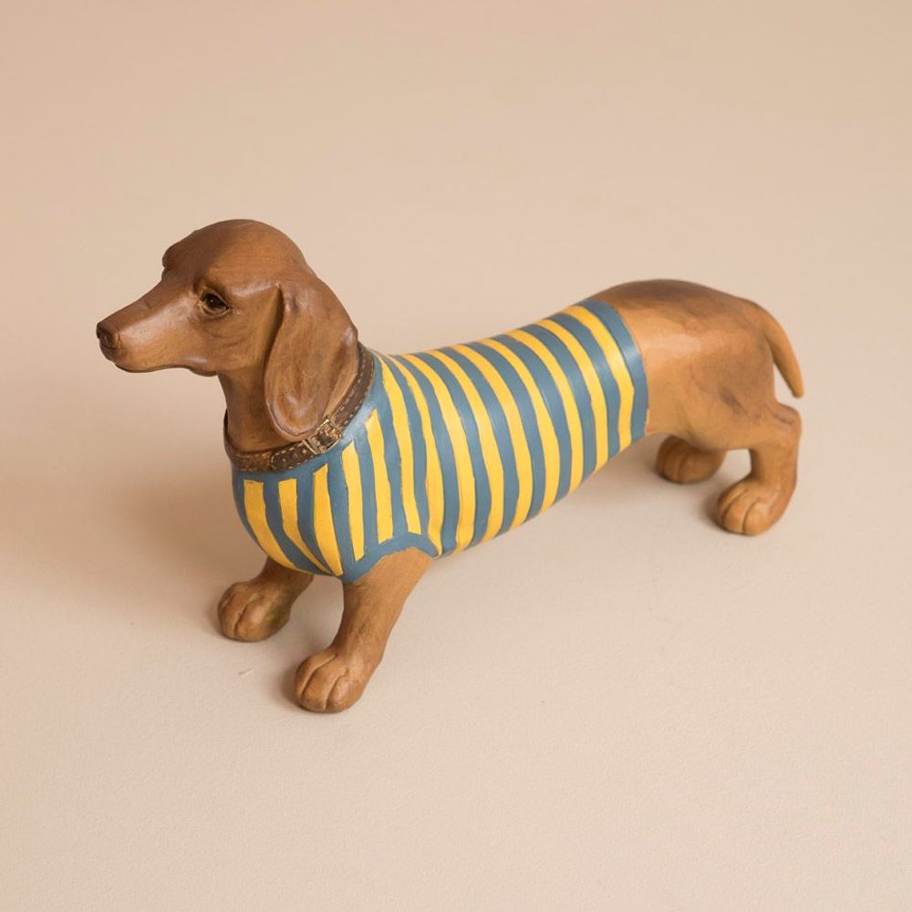 Sculptures, statuettes and miniatures - RESIN DACHSHUND - MAHE HOMEWARE