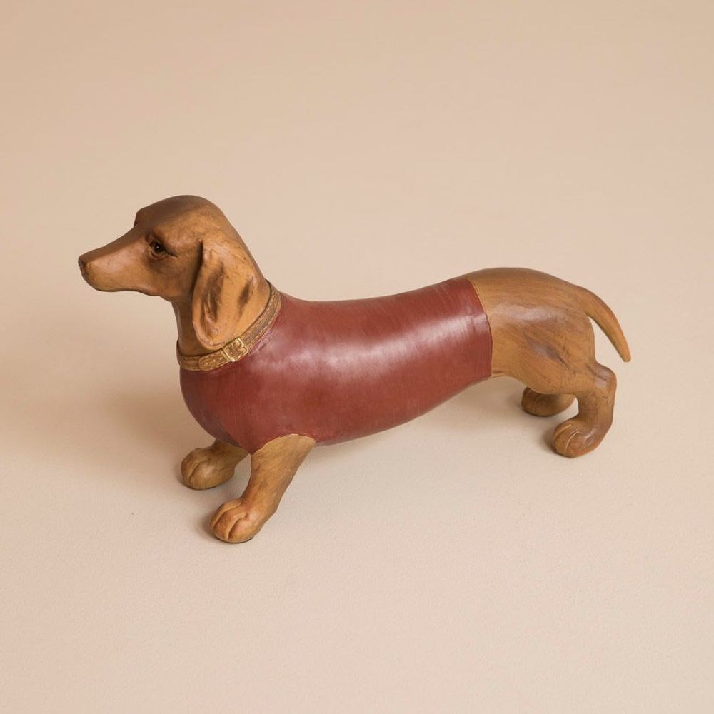 Sculptures, statuettes and miniatures - RESIN DACHSHUND - MAHE HOMEWARE