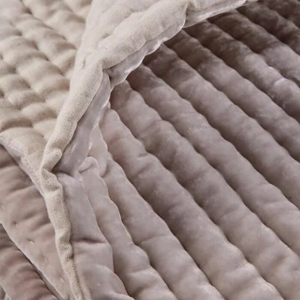 Plaids - Couvre lit en velours de soie et lin SAMARCANDE - CFOC