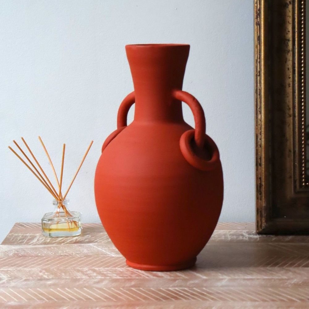 Vases - Vase Cirta - Terracotta mat - MAISON MARMOL