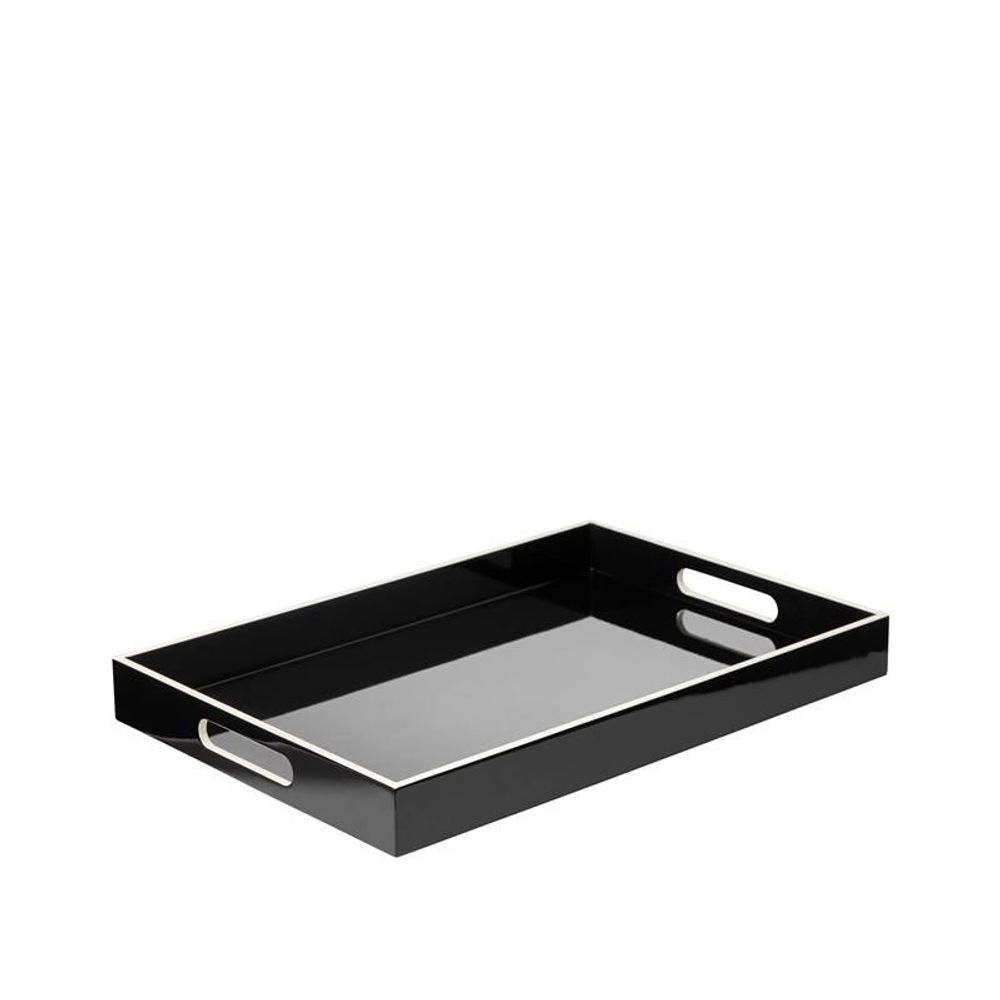 Trays - SIGNATURE rectangular lacquer tray - CFOC