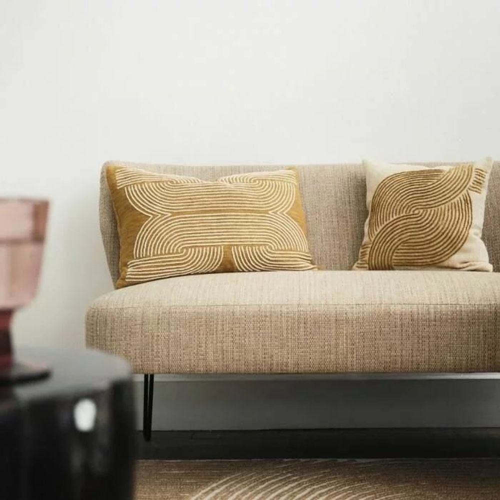 Cushions - DORI embroidered cotton cushion - CFOC