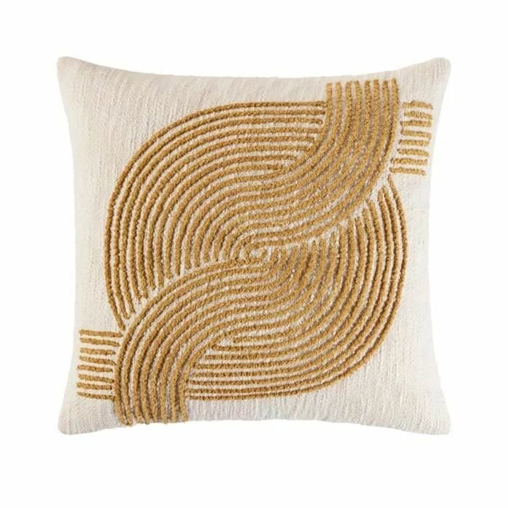 Cushions - DORI embroidered cotton cushion - CFOC