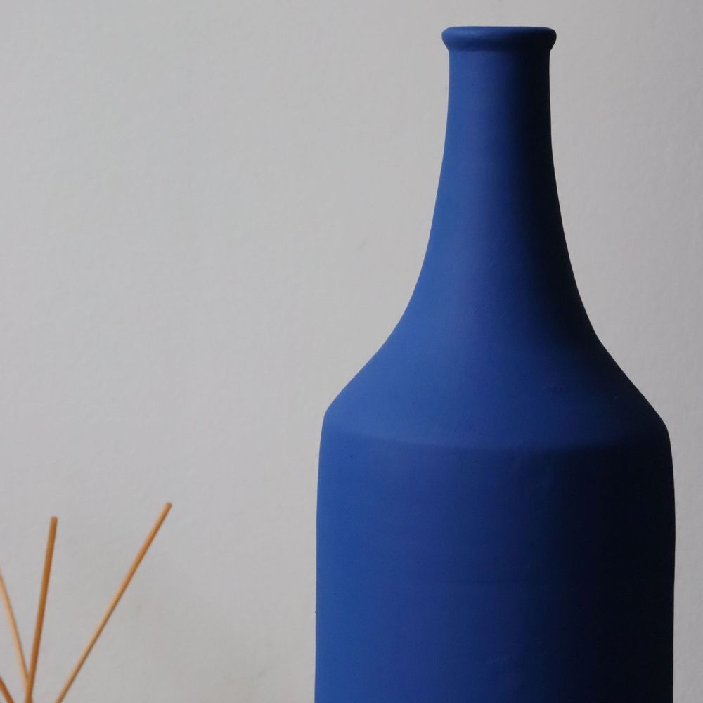 Vases - Baelo Vase - Matt Blue - MAISON MARMOL