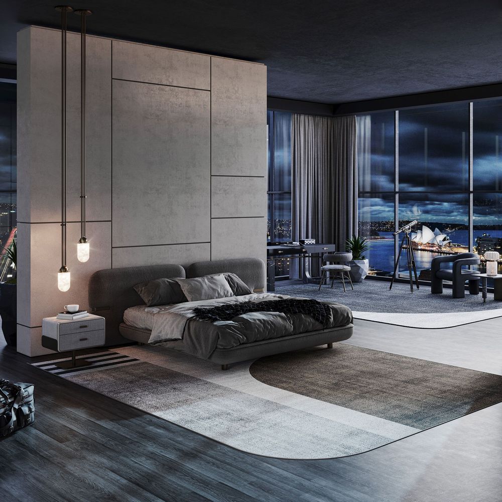 Beds - Newark Bed - PORUS STUDIO