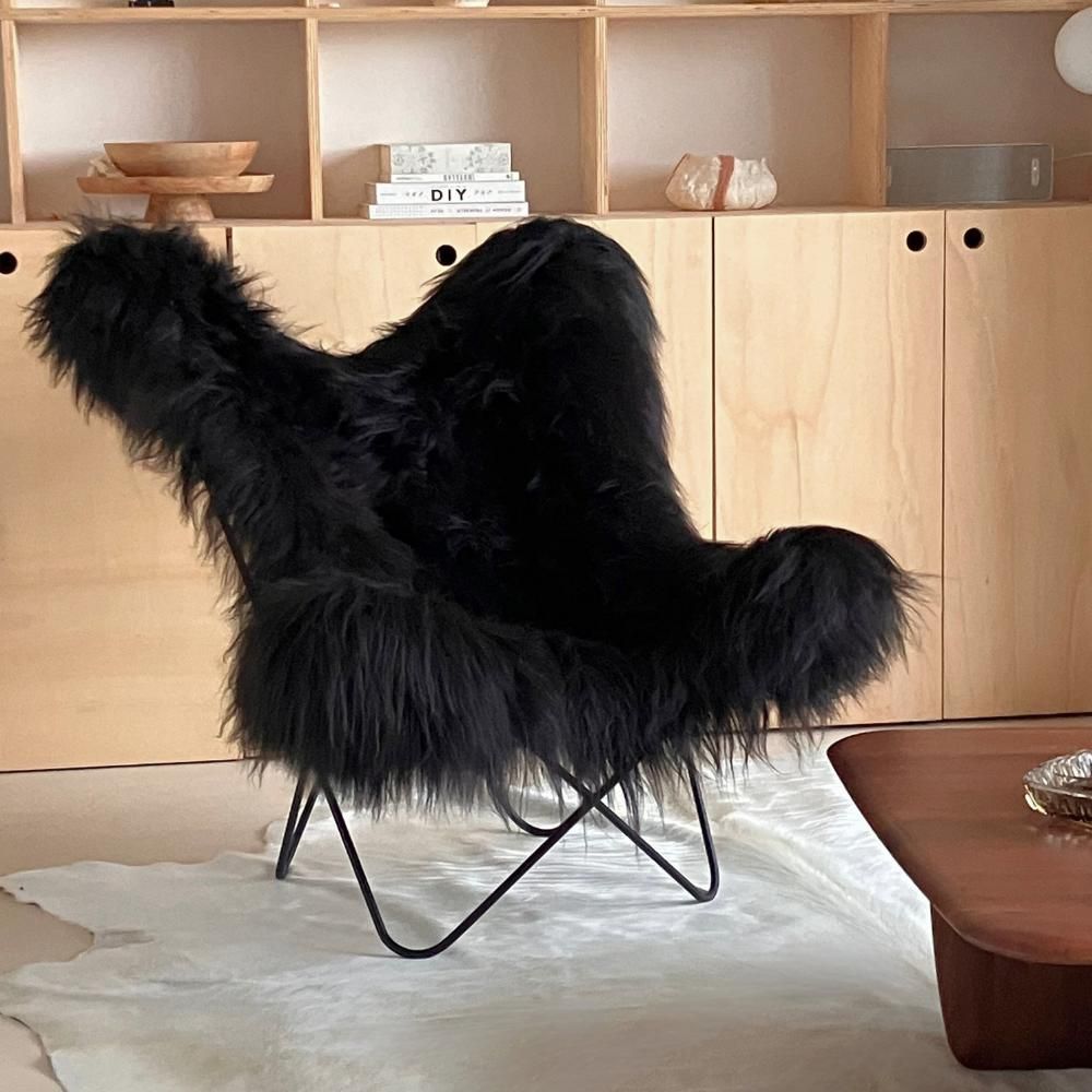 Design objects - The Iconic - Butterfly armchair in Icelandic sheepskin - MAISON THURET