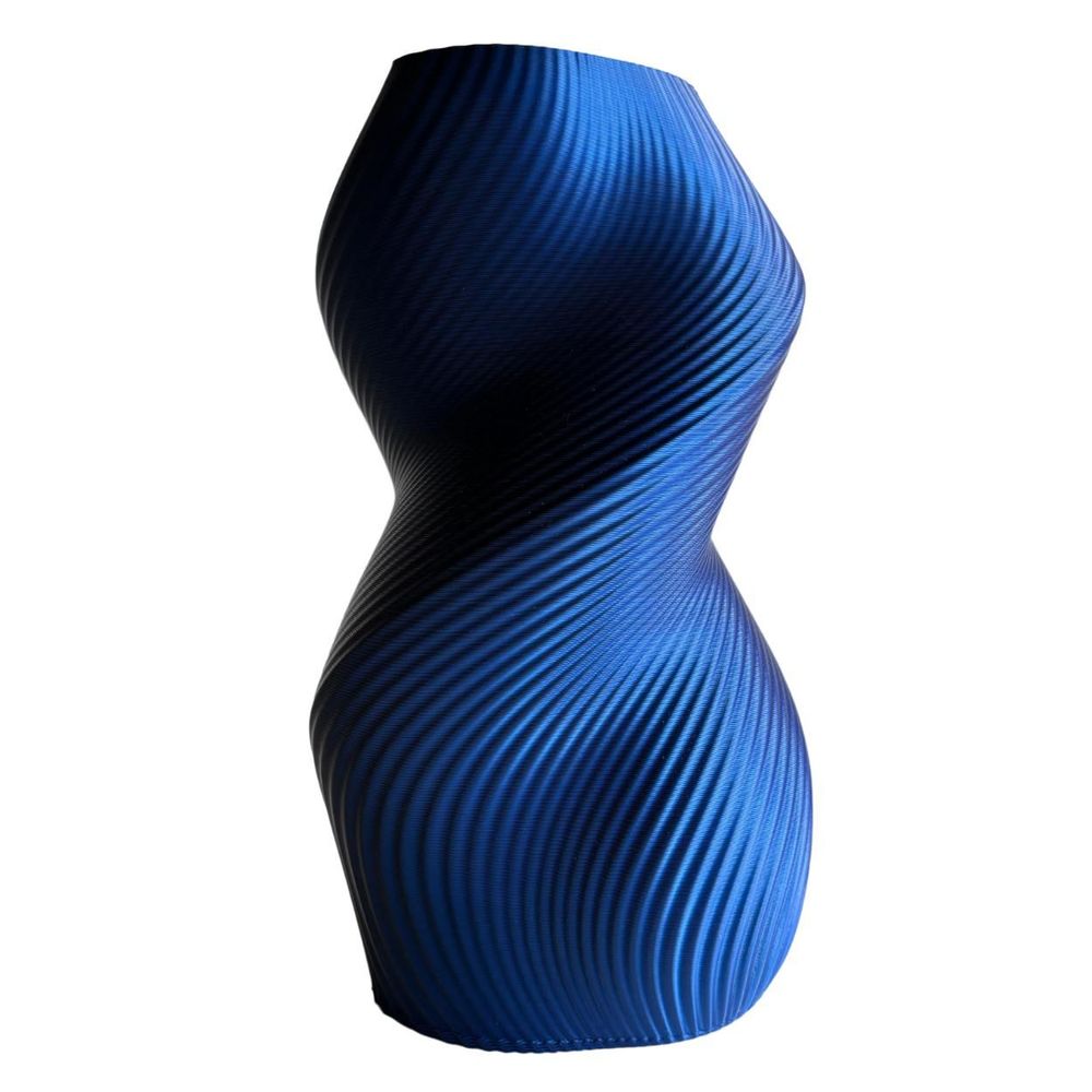Aménagements pour bureau - VASE « SILUET » | MULTICOLORE | BLEU, VIOLET, NOIR - AURA 3D