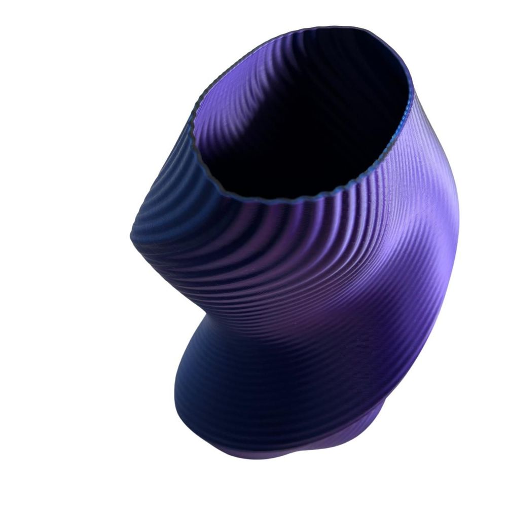 Aménagements pour bureau - VASE « SILUET » | MULTICOLORE | BLEU, VIOLET, NOIR - AURA 3D
